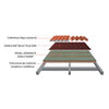 Panel Sandwich Madera Friso Abeto Miel Ondutherm Bajo Teja Onduline