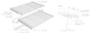 Detalles de solape del panel sandwich cubierta 2 grecas PUR