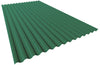 Chapa minionda perfil 18 para fachadas en color verde navarro