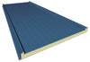 Panel sandwich cubierta 2 grecas PUR color azul lago