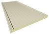 Panel sandwich cubierta 2 grecas color crema