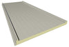 Panel sandwich cubierta 2 grecas color gris perla