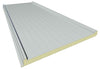 Panel sandwich cubierta 2 grecas color silver metallic