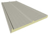 Panel sándwich 3 grecas PUR color gris perla